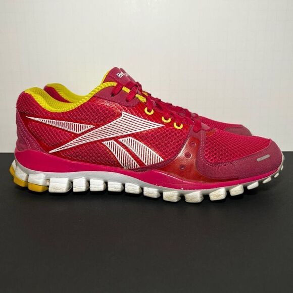 Womens REEBOK RealFlex Transition Pink Running Shoes / Size 8 - Picture 2 of 10